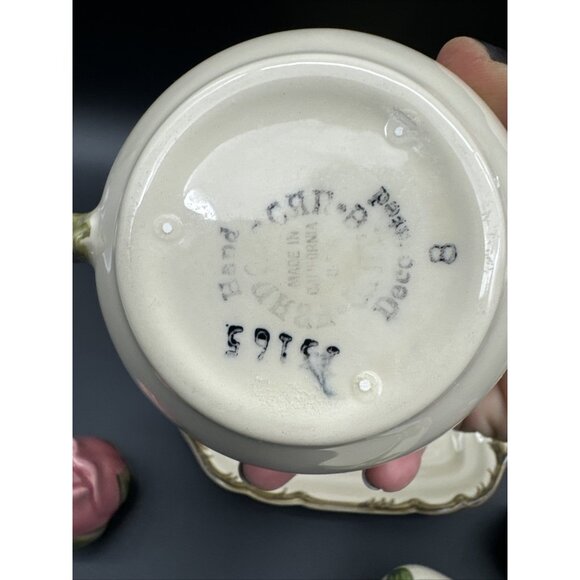 Vintage Franciscan Desert Rose Butter Gravy Cream Sugar S&P Set EUC Lot Pink - Picture 14 of 16